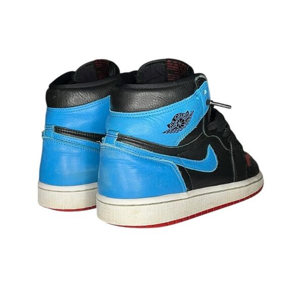 Women's Nike Air Jordan 1 High OG "UNC to Chicago" Sneakers Size 7.5 - Picture 4 of 6
